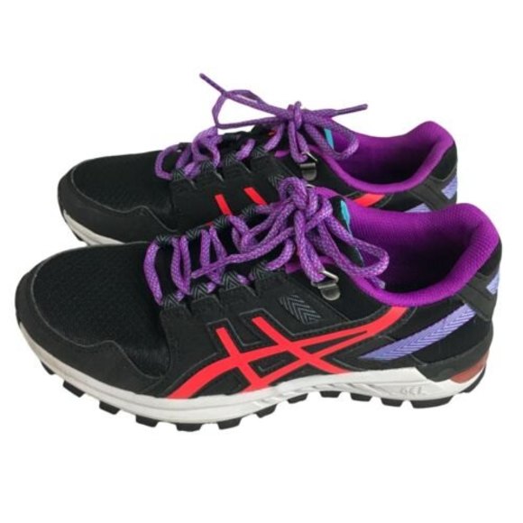 ASICS Women's Size 7.5 M GEL CITREK Trail Running Athletic Shoes Black EUC - Picture 6 of 11